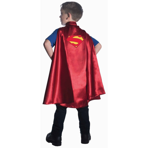Capa De Lujo Superman Para Niño Accesorio Halloween 