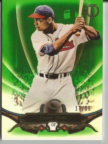 2016 Topps Tribute Green #27 Larry Doby /99 Of Indians