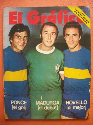 El Grafico 2731 8/2/1972 Ponce Madurga Novello Boca - Envios