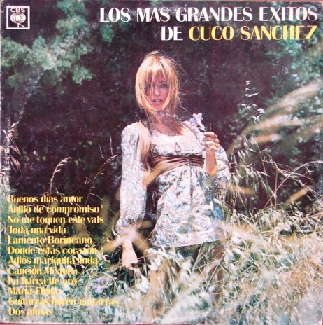 Cuco Sanchez - Grandes Exitos - Lp 1971 - Tapa Cris Morena