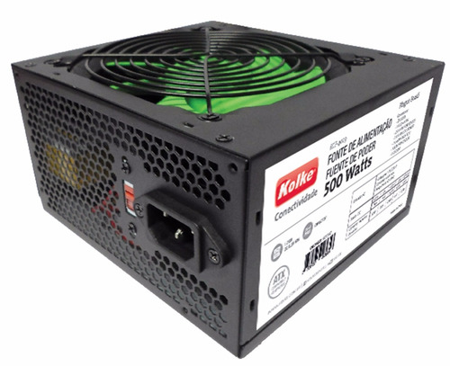 Fonte Atx Computador 500w  -  Super Silenciosa Bivolt