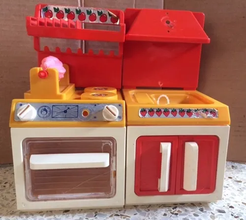 Juguete Cocina Generica Para Barbie Vintage 80