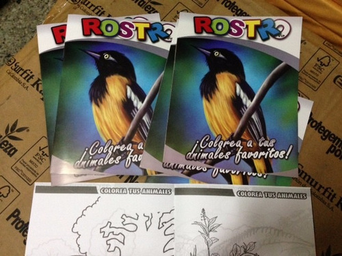 Imagen 3 de 4 de Remato Cartillas Para Colorear, Tamaño Carta (1/8) 30 Docena