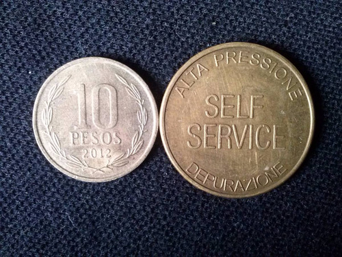 Ficha Metálica Self Service Bronce (c 5) (Usado)