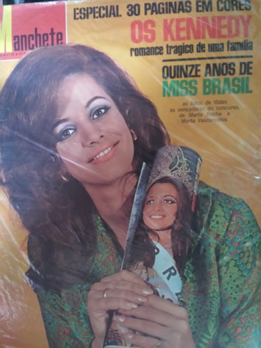 Manchete 1968.miss Brasil.kennedy.vanderleia.sinatra.agildo