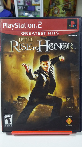 Jet Li Rise To The Honor Ps2 Playstation 2 Sony Original Jog