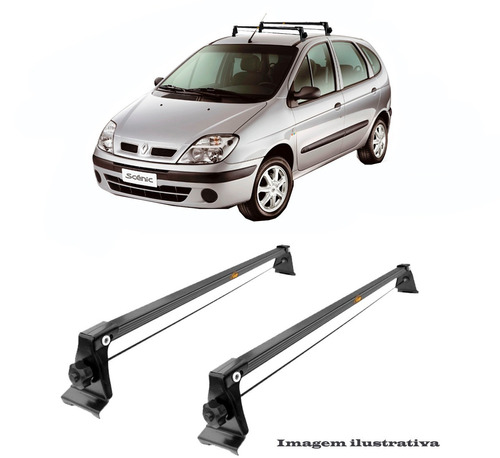 Rack De Tet Aco Renault Scenic 2010 Instalado No Friso 