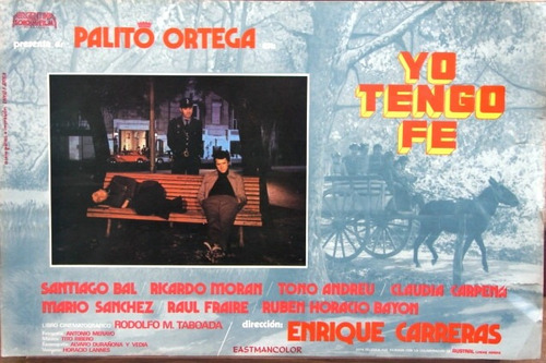 Palito Ortega - Yo Tengo Fe - Afiche Cine 1974 Plaza