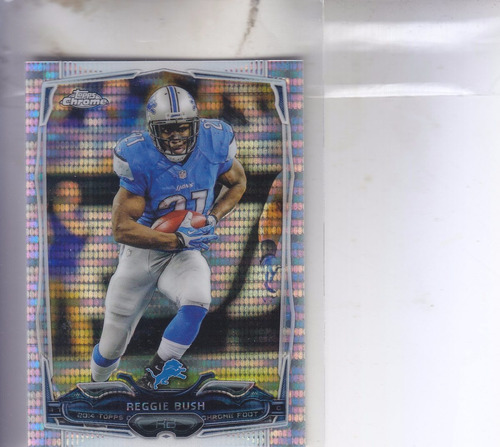 2014 Topps Chrome Mini Pulsar Refractor Reggie Bush Rb /102