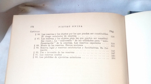 Imagen 6 de 6 de Balance De Ejercicio En Las Empresas - Tomo Ii Pietro Onida