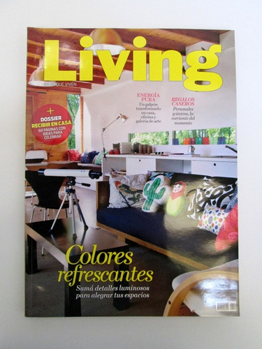 Revista Living 81 Detalles De Color Especial Recibir En Casa