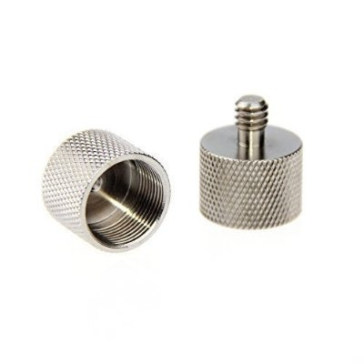 Enhebrar Adaptador Para Micrófono De 5/8 -27 Hembra A 1/4