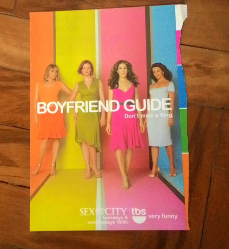 Folheto Serie Tv Sex And The City 2004 Boyfriend Guide
