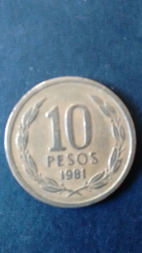 Monedas De 10 Pesos 1981 /1988