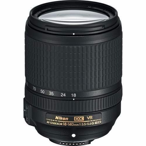 Lente Nikon 18-140mm Af-s Dx F/3.5-5.6g Ed Vr Com Nfe Novo