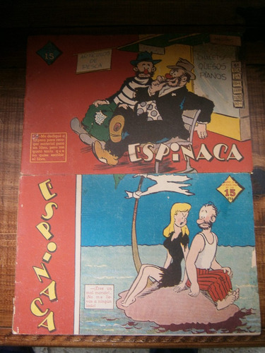 Espinaca Popeye 5 #s Comic Argentino 1944 (Usado)