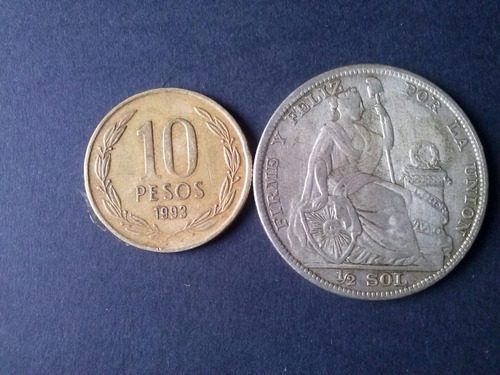 Perú 1/2 Sol De Plata 1923