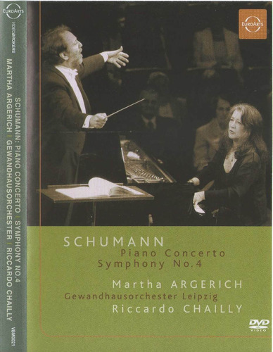 Dvd Schumann Piano Concerto + Symphony Nº4 Argerich /chailly