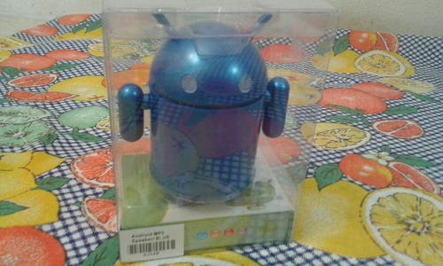 Android Mp3, Mini Parlante, Azul.