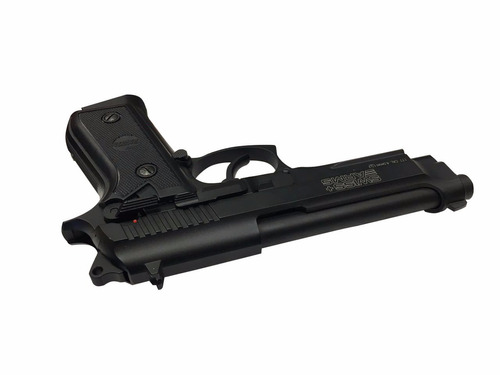 Arma Pistola Beretta P92 Balines Retroceso Metal Negra