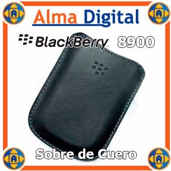 2x1 Funda Cuero Blackberry Javelin 8900 Estuche Sobre