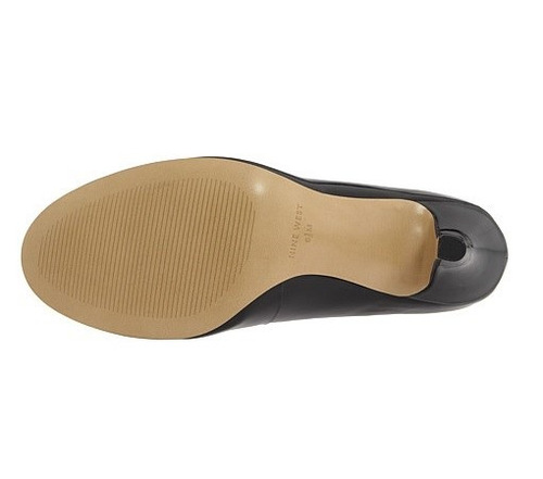 Zapatos Negros De Cuero Nine West Talla 36 Nuevos Con Caja