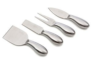 Cuchillos Queso: Queso Blizetec Slicer Cortador Y Set (4 Pie