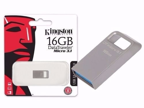 Kingston Micro Pen Drive 16gb 3.1 Metalizado-olivos- Cod 232