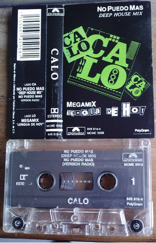 Calo Megamix  Lengua De Hoy Cassette 1991