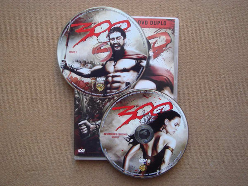 300 ( Gerard Butler, Rodrigo Santoro) Dvd Duplo