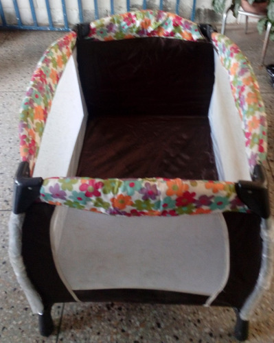 Corral Cuna Para Bebe Como Nuevo - Estampado Unisex