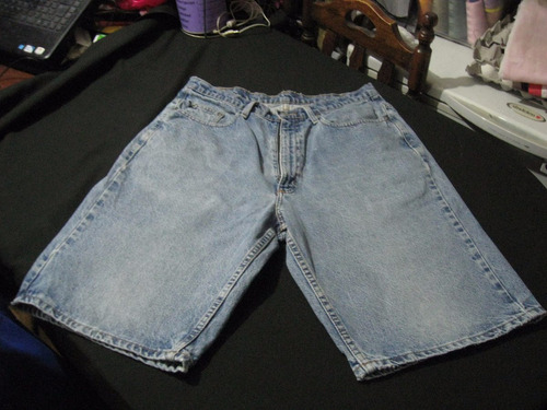 Shorts;  De Mesclilla Prelavados Polo Jeans Talla W32