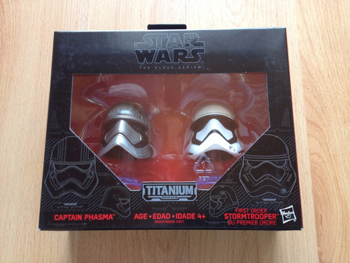 Star Wars The Force Awakens Cascos Titanium Black Series # 2