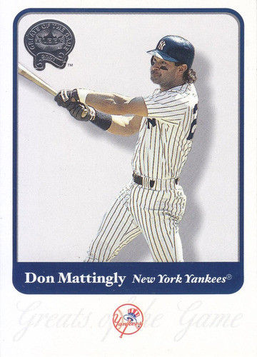 2001 Greats Don Mattingly Yankees