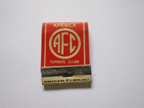 Caixa De Fósforos América Futebol Clube Anos 50