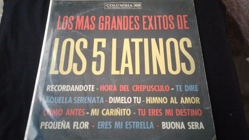 Lp Los Mas Grandes Exitos De Los 5 Latinos (2)