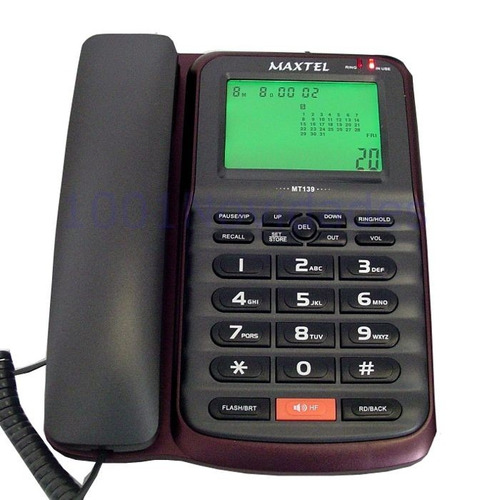 Aparelho De Telefone C/ Fio Id Viva Voz Bina Maxtel Mt-139