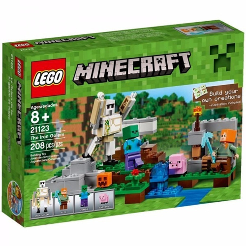 Lego Minecraft 21123 El Golem De Hierror - Mundo Manias