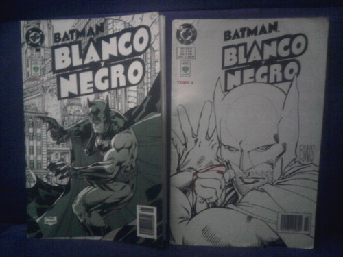 Dc Marvel Comics Batman Blanco Y Negro Usado Vid En Español