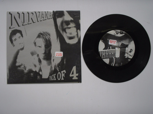 Disco Vinilo Nirvana Pack Of 4 Edlimitada1000 45rpm U.k 1993