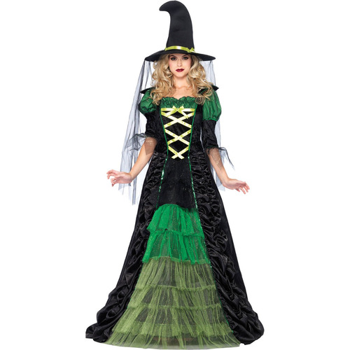 Disfraz De Bruja Para Mujer Talla: S/m Halloween