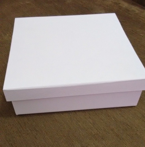 Caixa Branca Em Mdf 10x10x5  (5 Unidades )