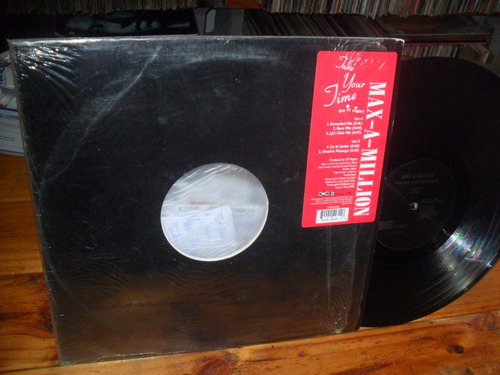 Max-a-million Take Your Time Vinilo 12'' Usa Maxi 1995 House (Usado)