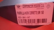 Imagen 2 de 2 de Parrilla New Corvette