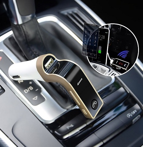Imagen 4 de 10 de Transmisor Fm Bluetooth Manos Libres Usb Micro Sd Tech A2dp