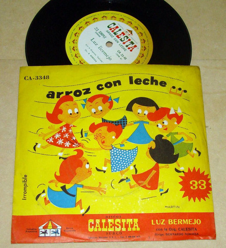 Luz Bermejo Arroz Con Leche Discos Calesita Simple C/tapa