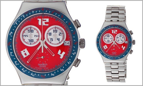 Reloj Swatch Cronografo Irony Rosso Original Suizo Nuevo