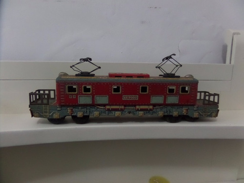 7k Antiguo Juguete De Lata Tren Japones Vintage