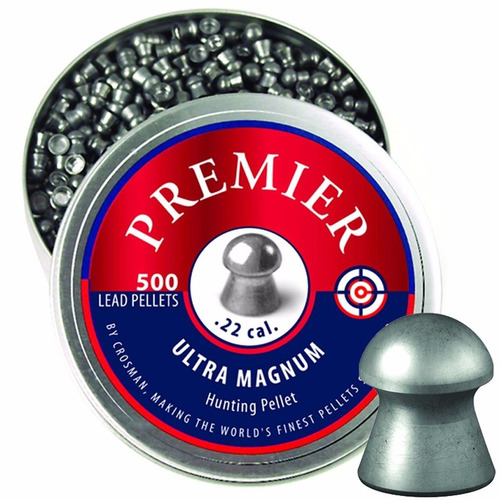 Balines Crosman Premier Ultra Magnum 5.5 Lata X500 Hecho Usa