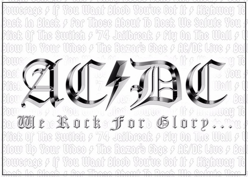 Imagem 1 de 1 de Poster Banda Ac Dc 50cmx70cm Cartaz Ac/dc Decorar Quarto